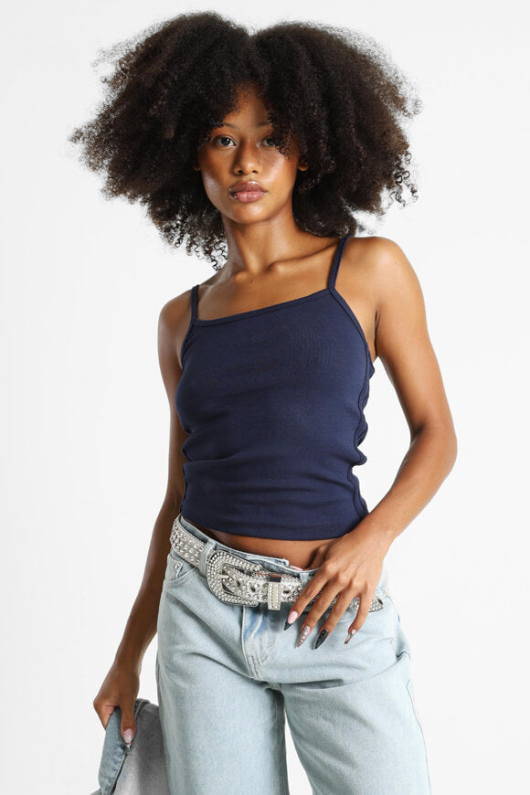 Top con cinturino - blu navy