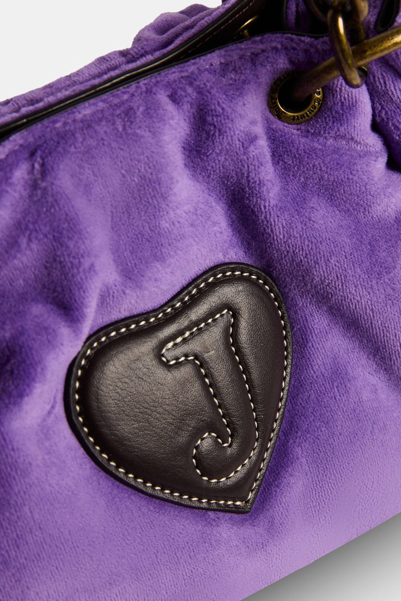 Samt Handtasche - Ultraviolet