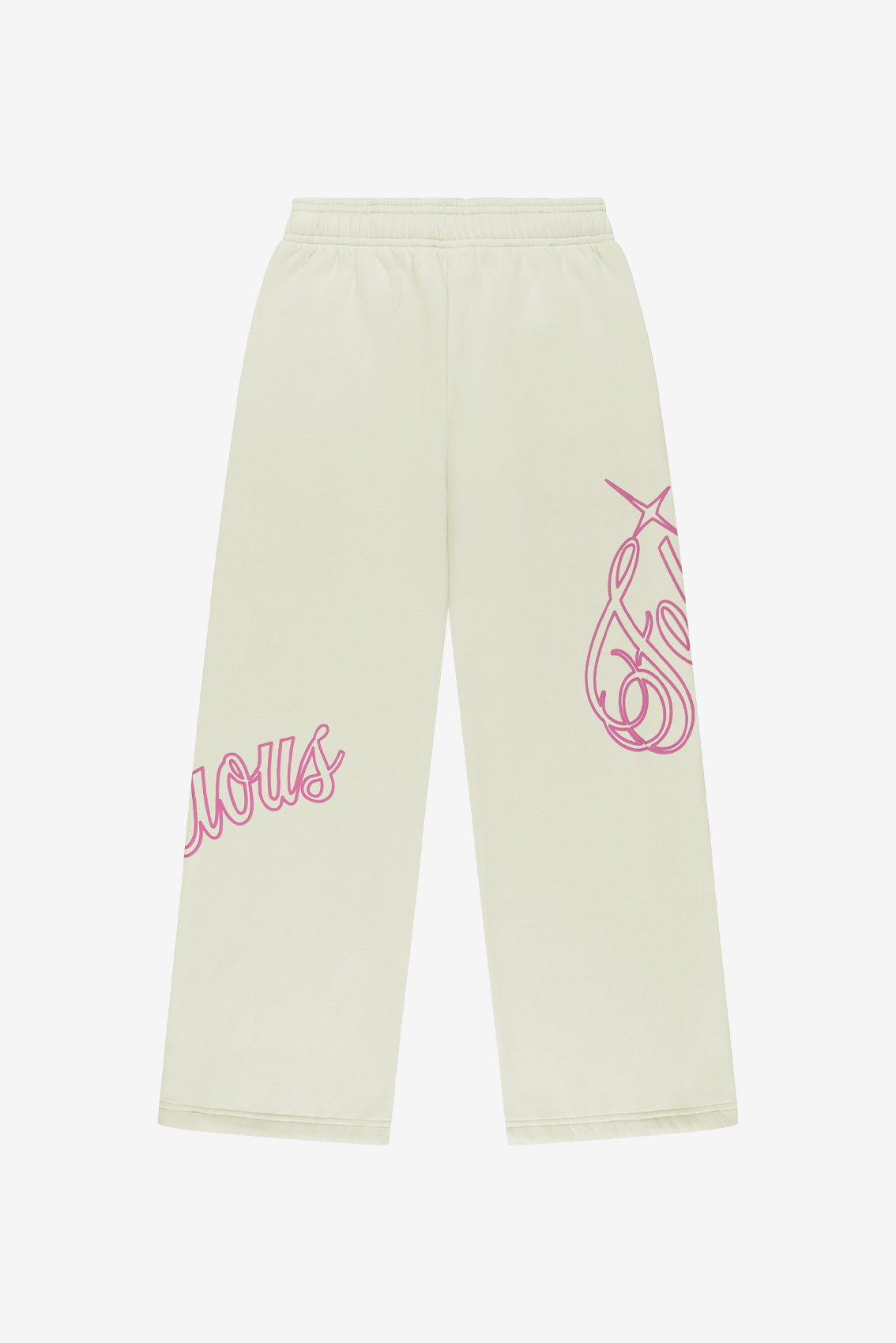 Star sweatpants - Cream