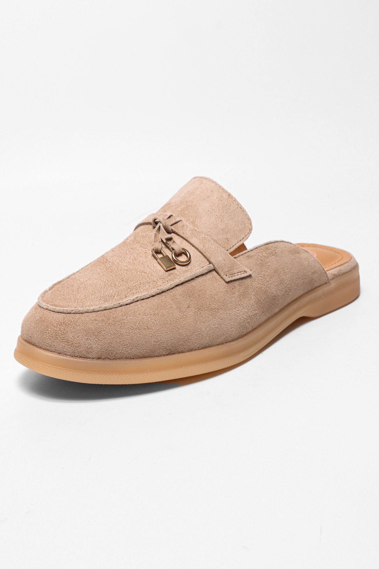 Wildleder Mules - Cappuccino