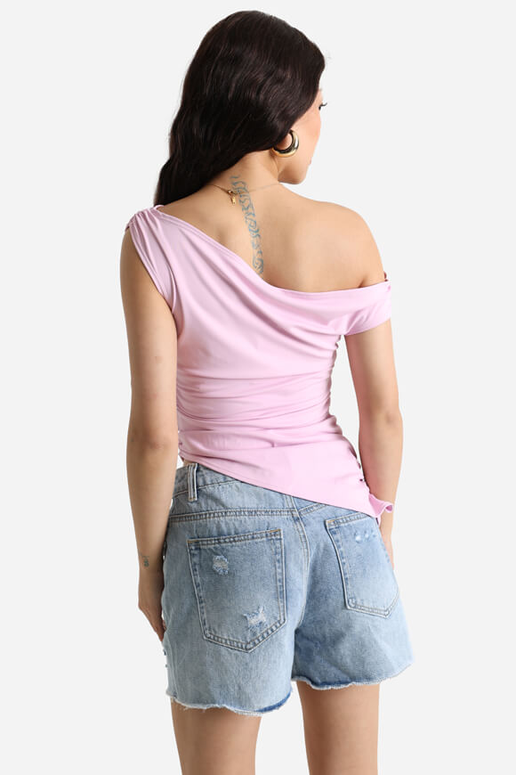 Top monospalla - Rosa