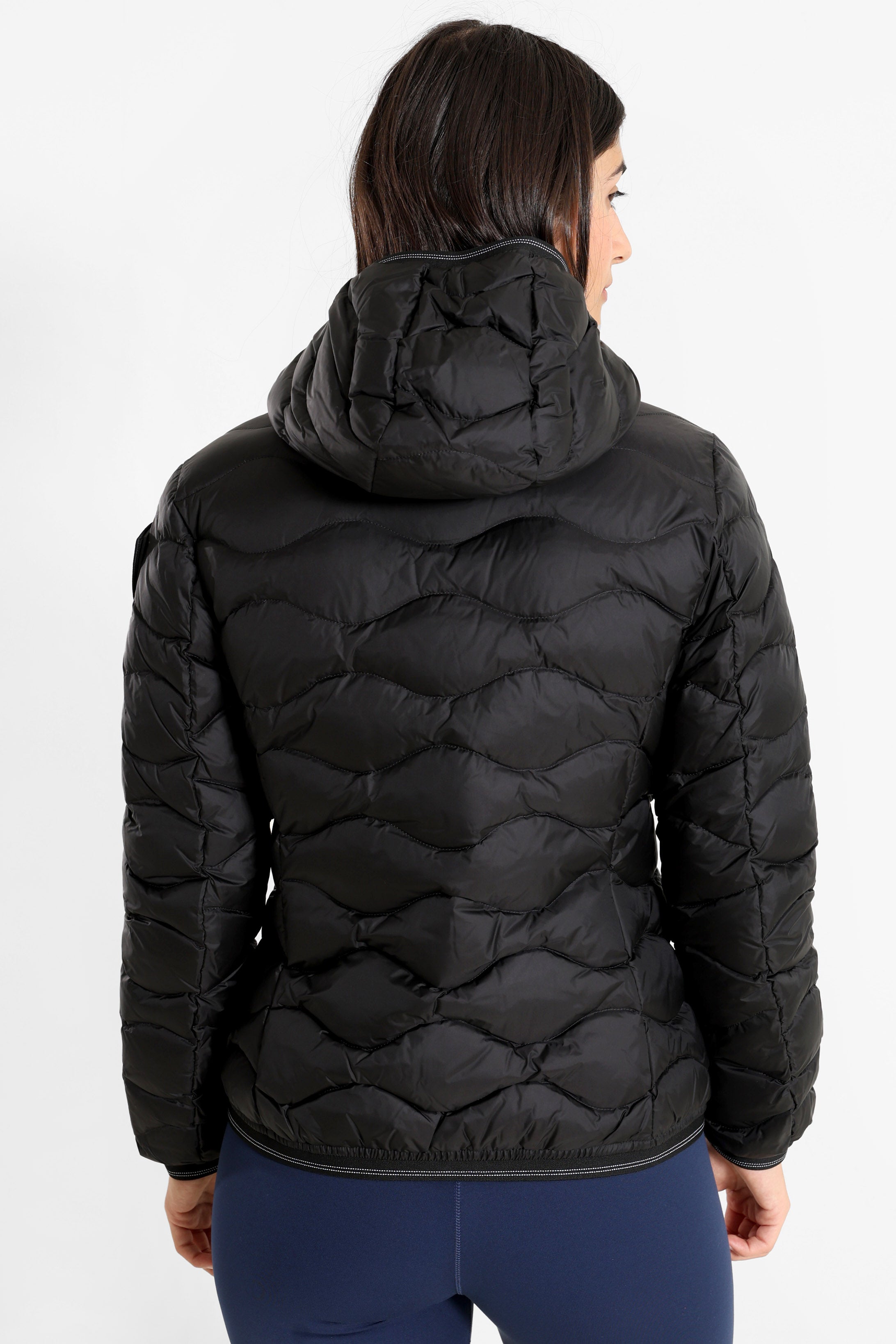 Camelia Gesteppte Daunenjacke - Black