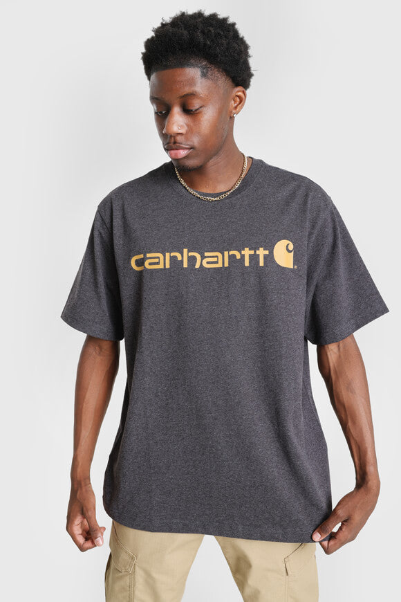 Logo Graphic t-shirt ample - Carbon Heather
