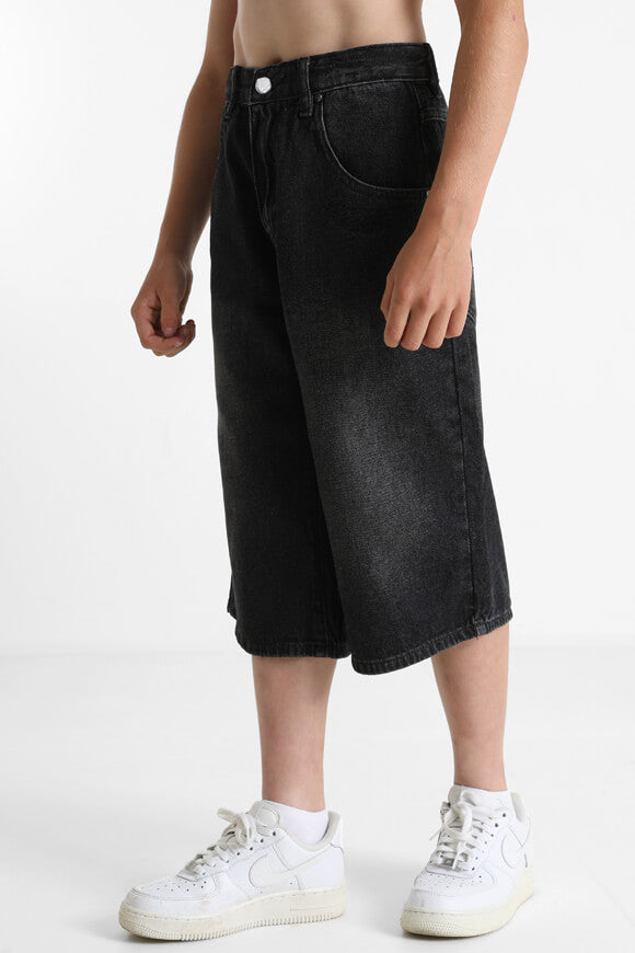 Short en jean - Denim noir