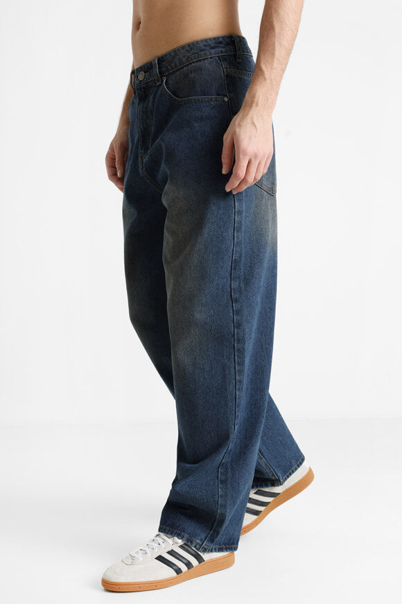 Straight Fit Jeans - Dunkelblau