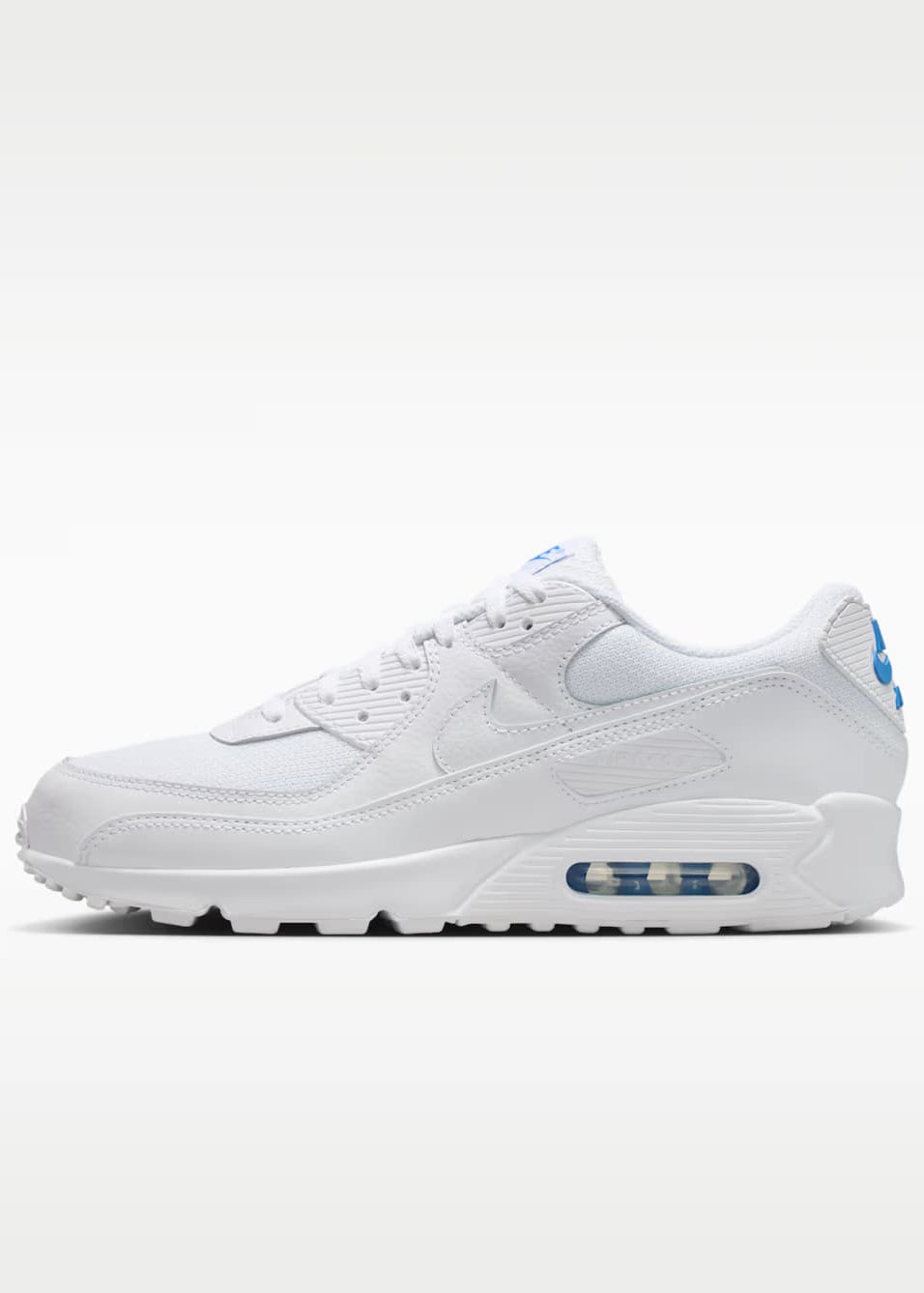 Air Max 90 sneakers - White + Blue Crystal