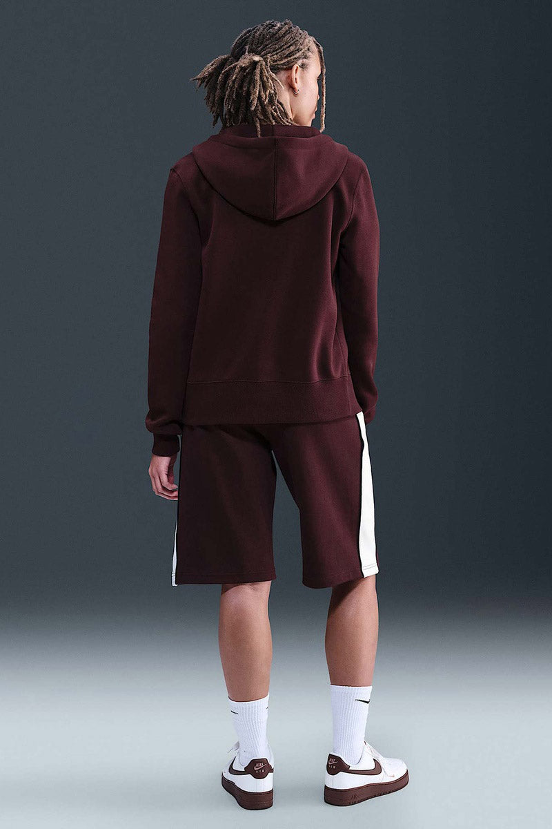 Phoenix Fleece Kapuzensweatjacke - Burgundy Crush