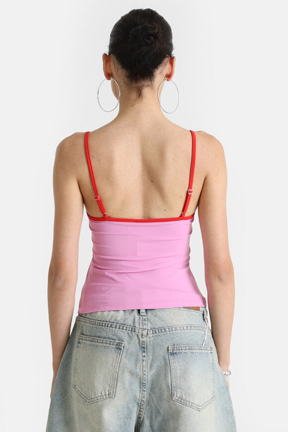 Crop strap top - Pink