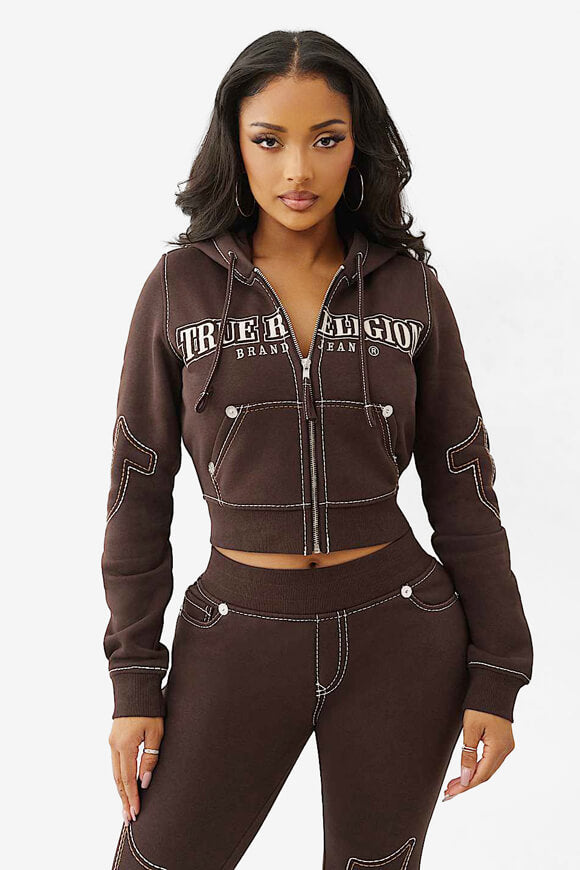 Giacca con cappuccio Anniversary - Ganache