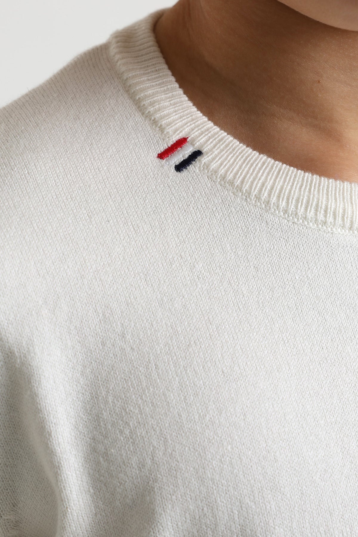 Jim Feinstrickpullover - Offwhite