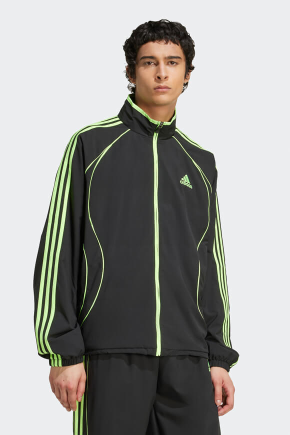 Adicolor Teamgeist training jacket - Black + Signal Green