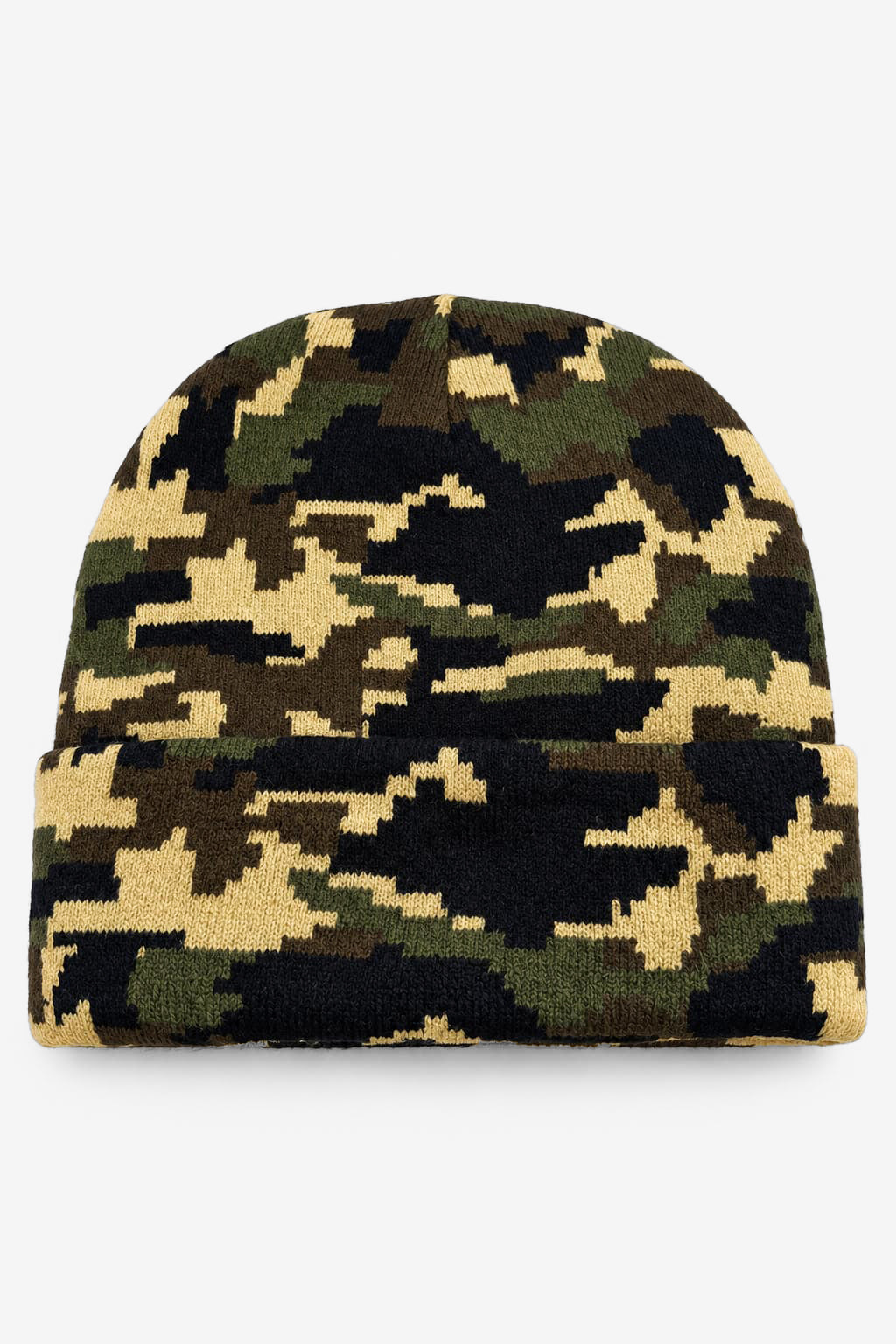 Beanie - Green Camouflage