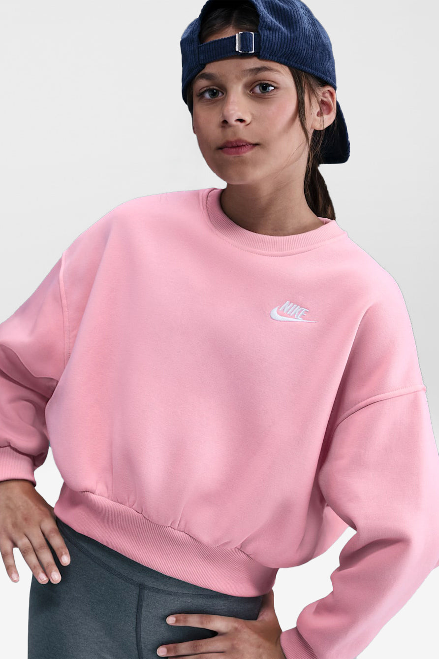 Sportswear Club Fleece Oversize Sweatshirt - Medium Soft Pink