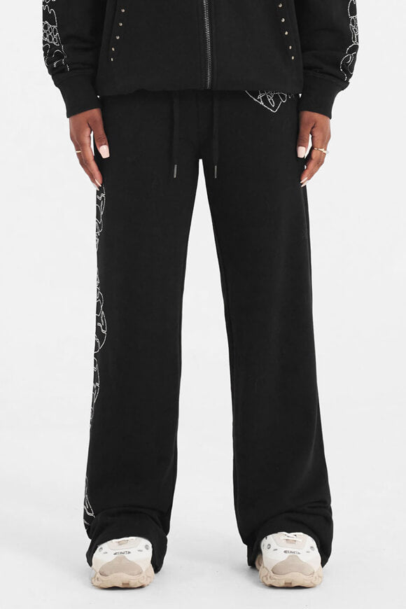 Pantalon sweat Crystal Skull - Noir