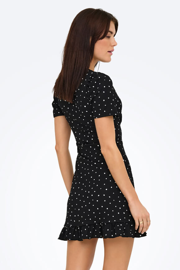 ONLBILL mini robe en seersucker - Black
