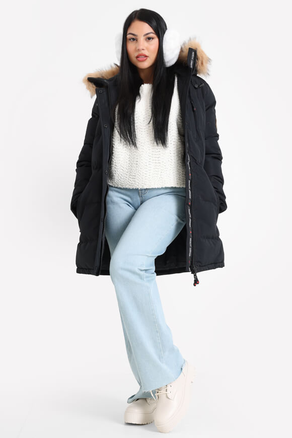 Goshawa Puffer Parka - Jet Black