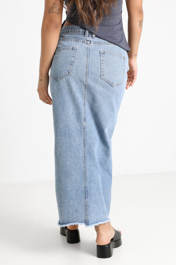Jeans Maxirock - Blau