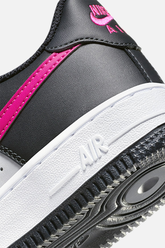 Air Force 1 sneakers - White + Dark Obsidian + Fierce Pink