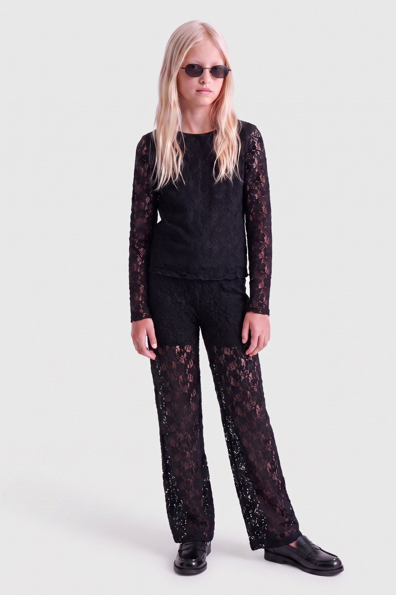 KOGLEIKA lace trousers - Black