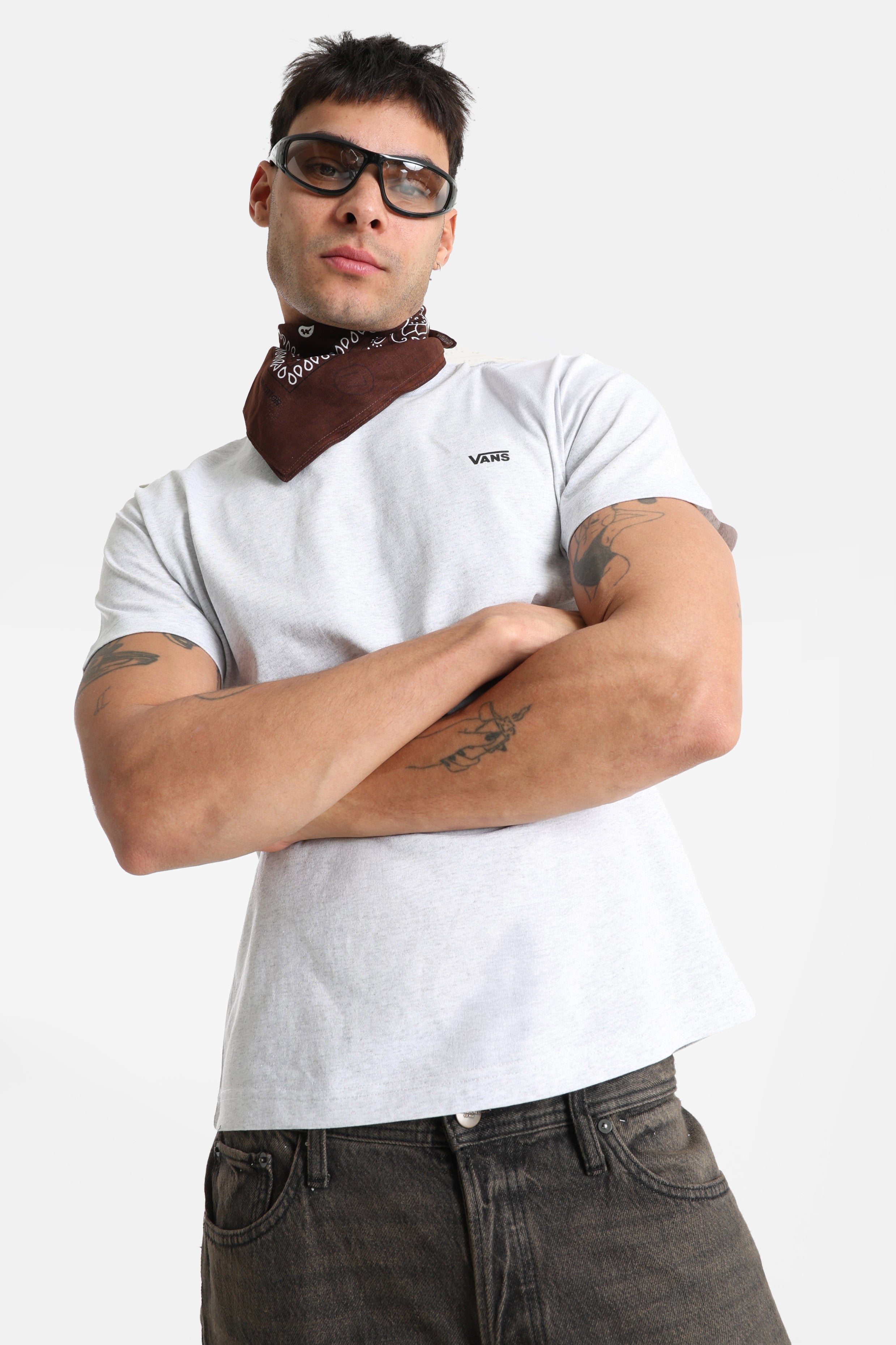 Left Chest T-Shirt - Light Grey Heather