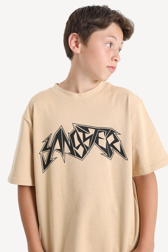 Loose-fitting T-Shirt - Beige