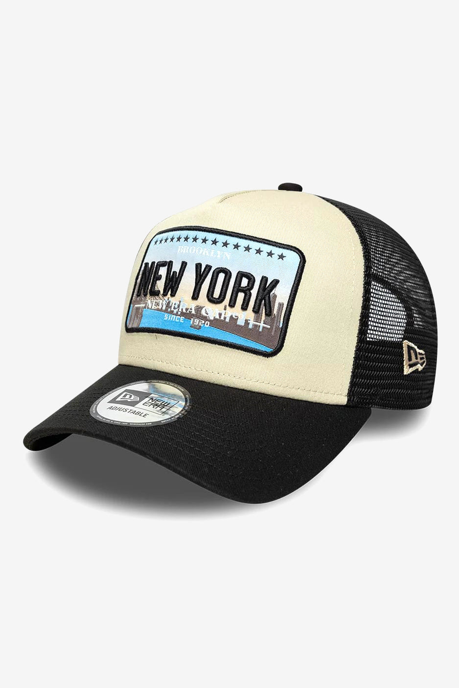 Cappellino trucker / snapback - Black + Beige