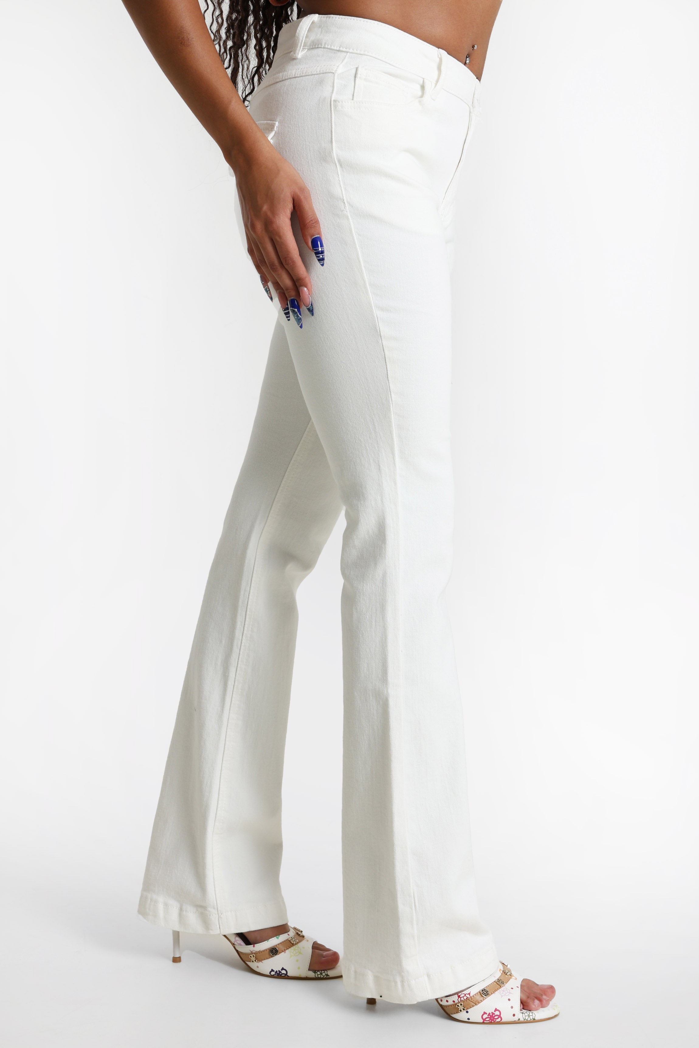 Flare Jeans - Offwhite