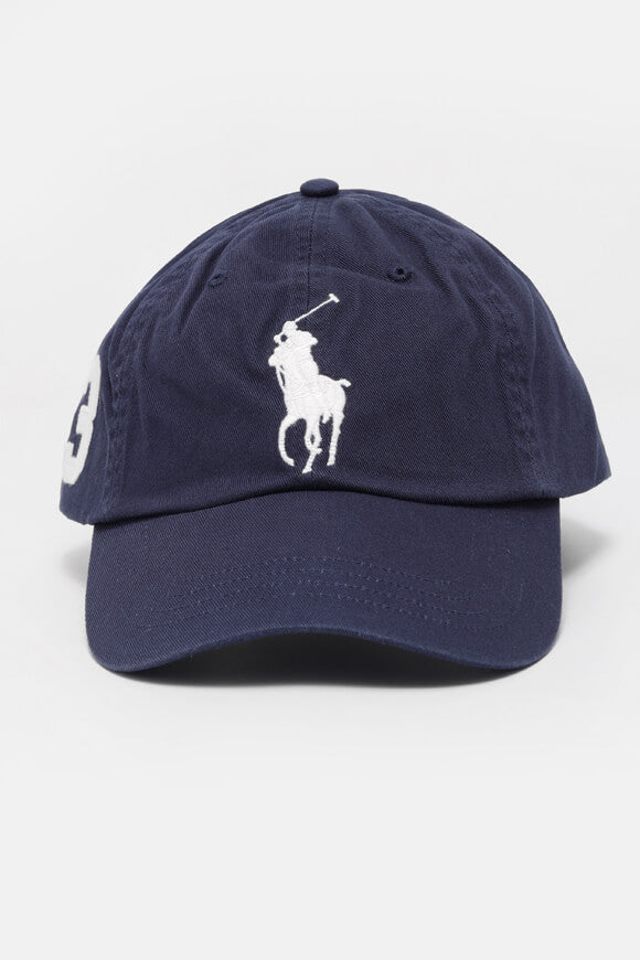 Strapback Cap - Navy + Weiss