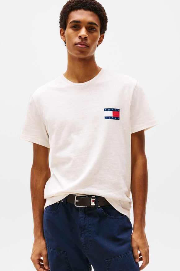 Essential Flag T-Shirt - Oat Marl Heather