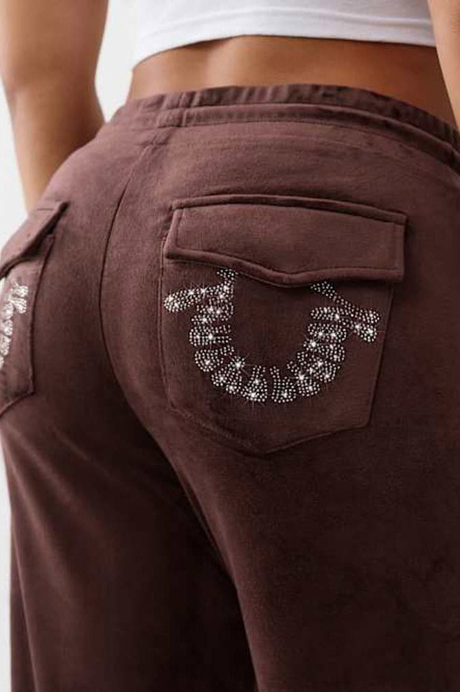 Velvet pants - Fudge