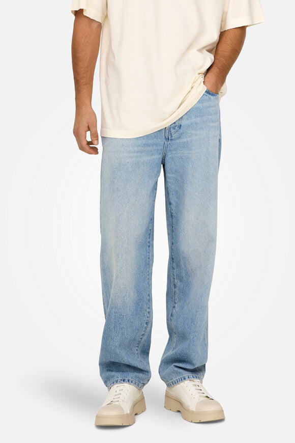 Jeans loose fit L32 - Denim blu chiaro
