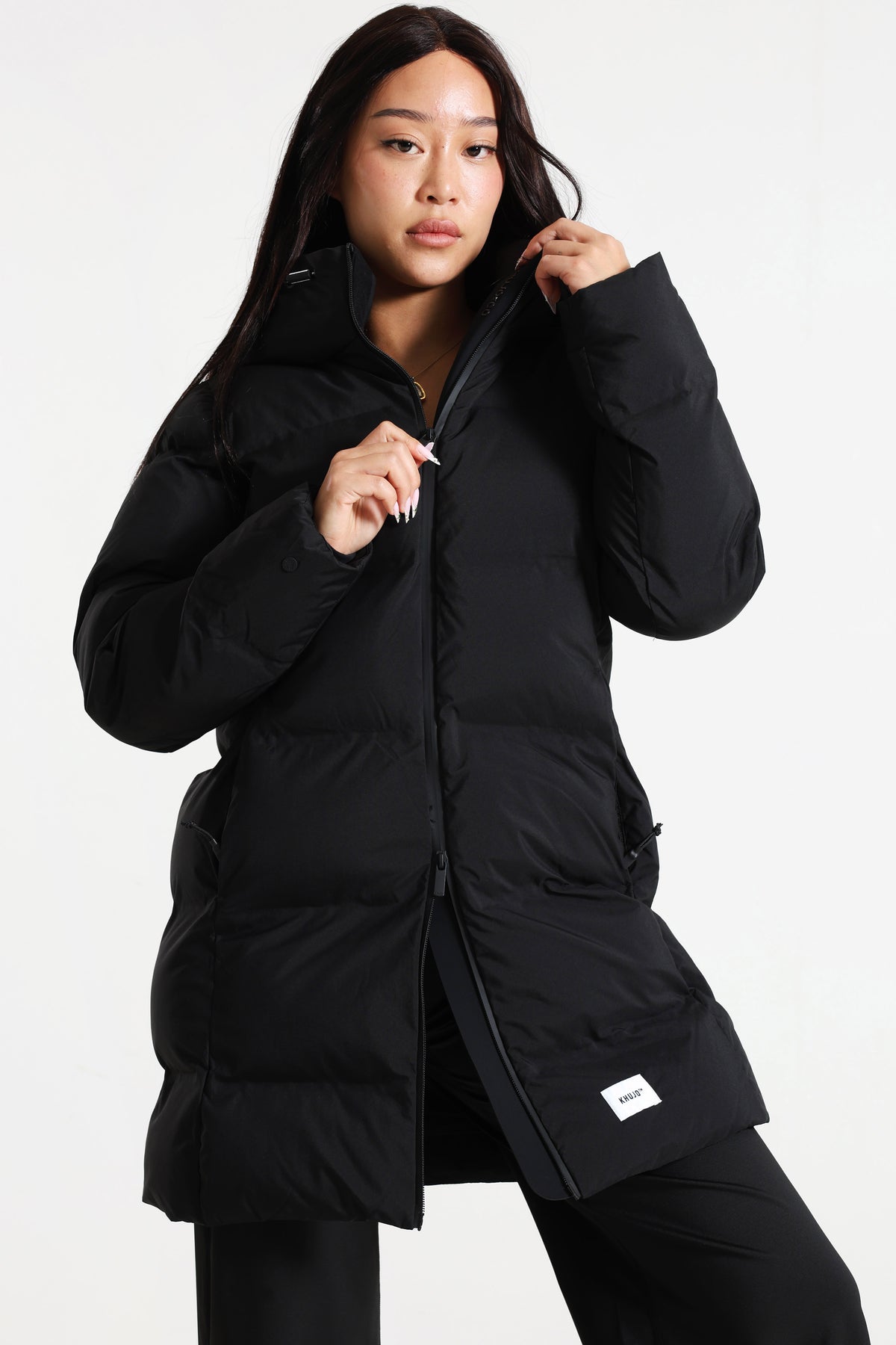 Tanare5 manteau matelassé - Black