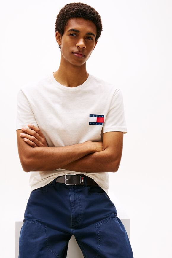 Essential Flag t-shirt - Oat Marl Heather