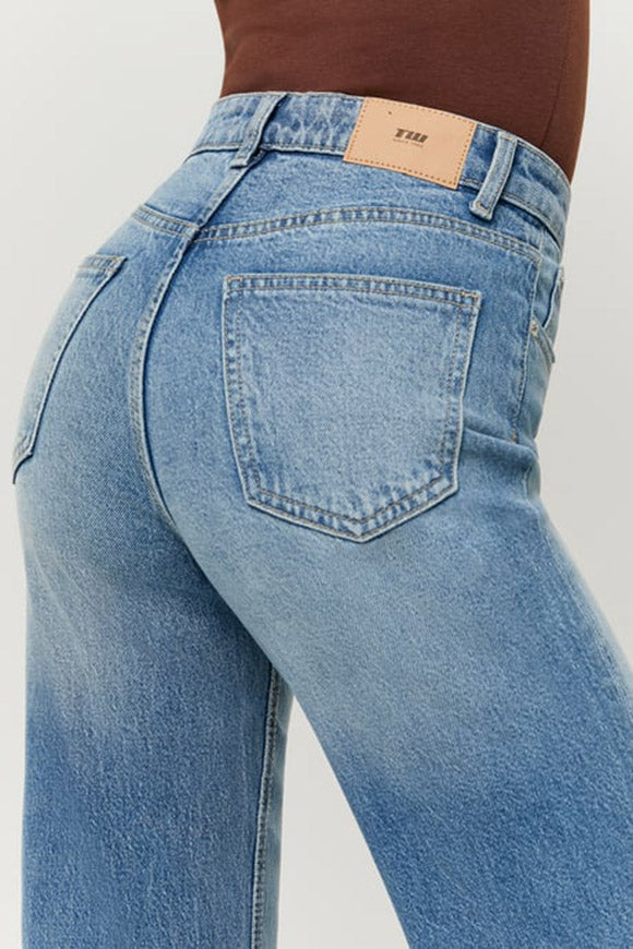 Jeans a gamba dritta - Blue Medium Wash