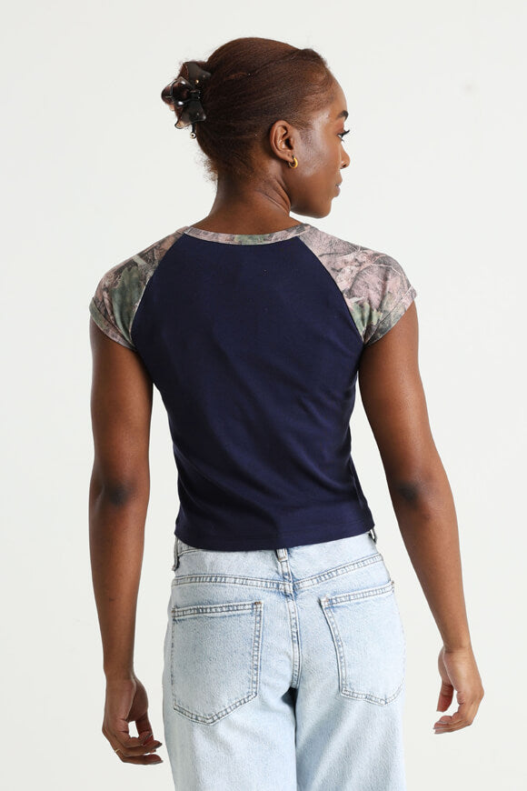 Hunter Crop T-Shirt - Navy