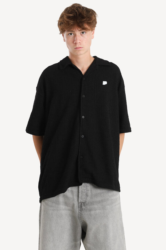 Strukturiertes Hemd - Black