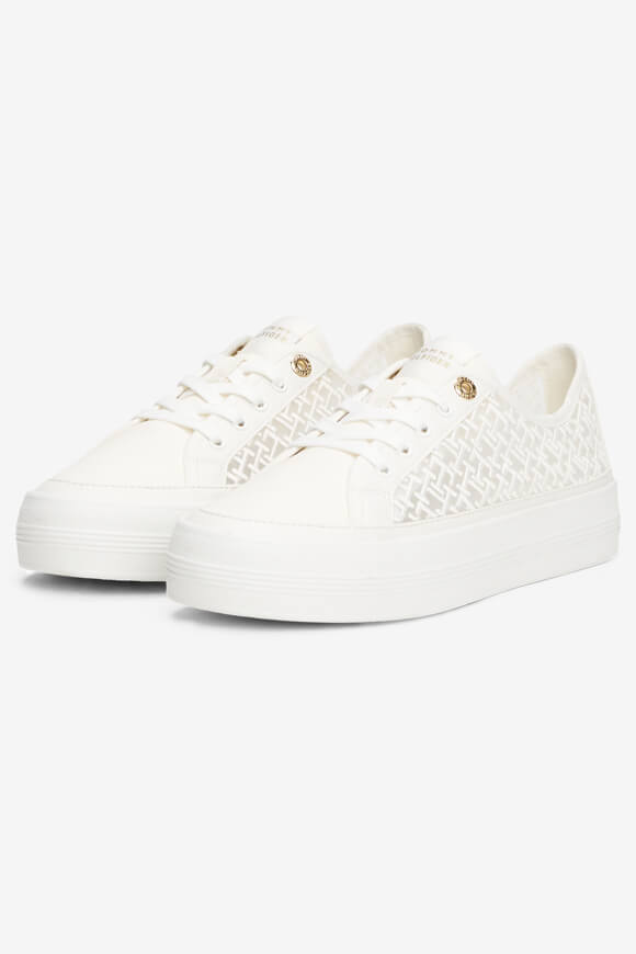 Sneaker Vulc ricamata - Bianco