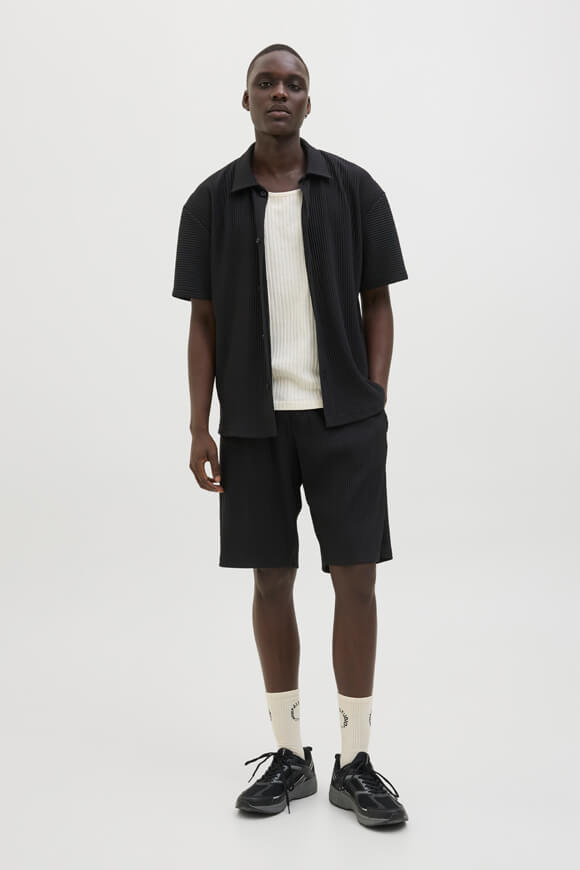JPSTKARL short plissé - Black