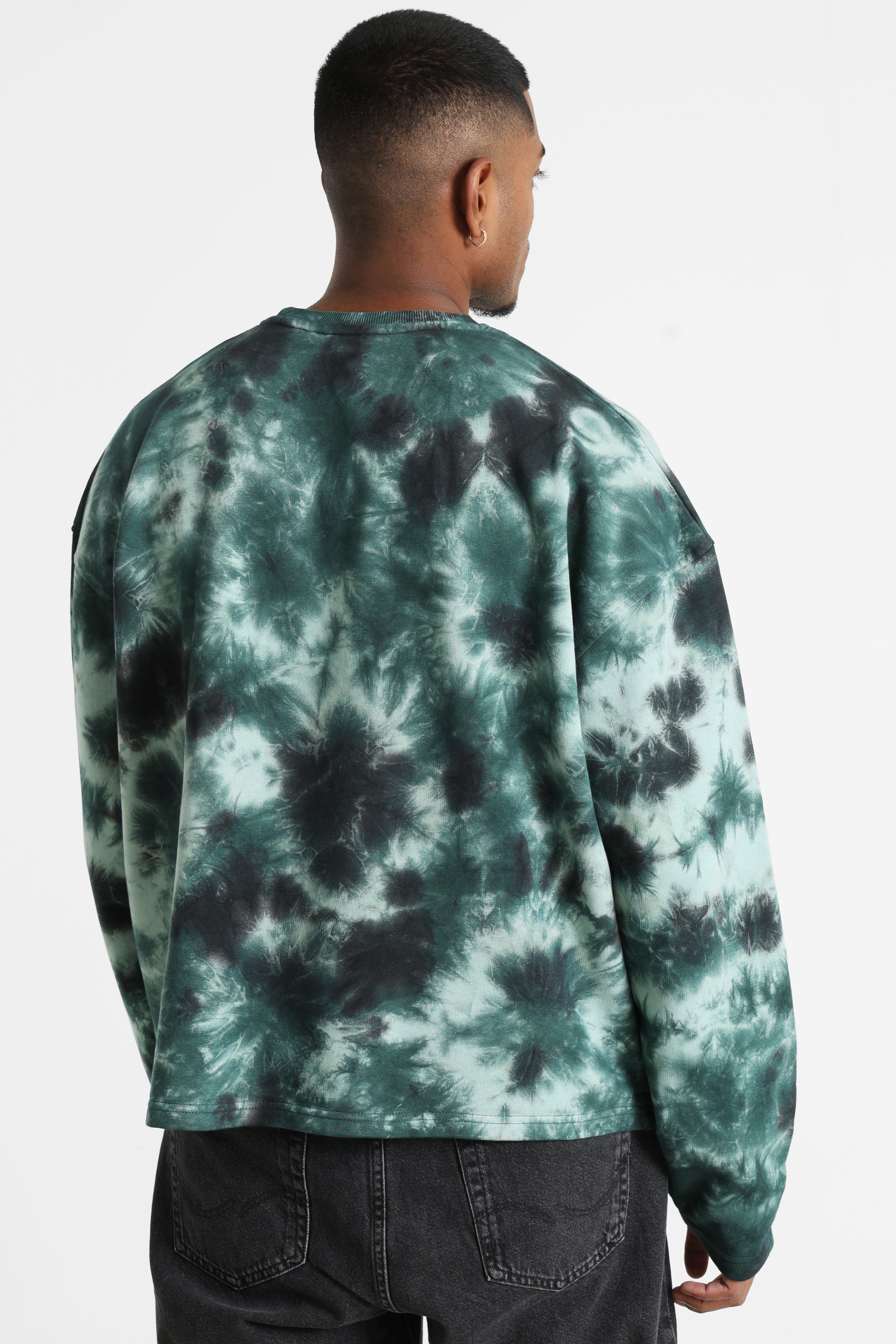 RRARCHIE sweatshirt ample - Forest Night