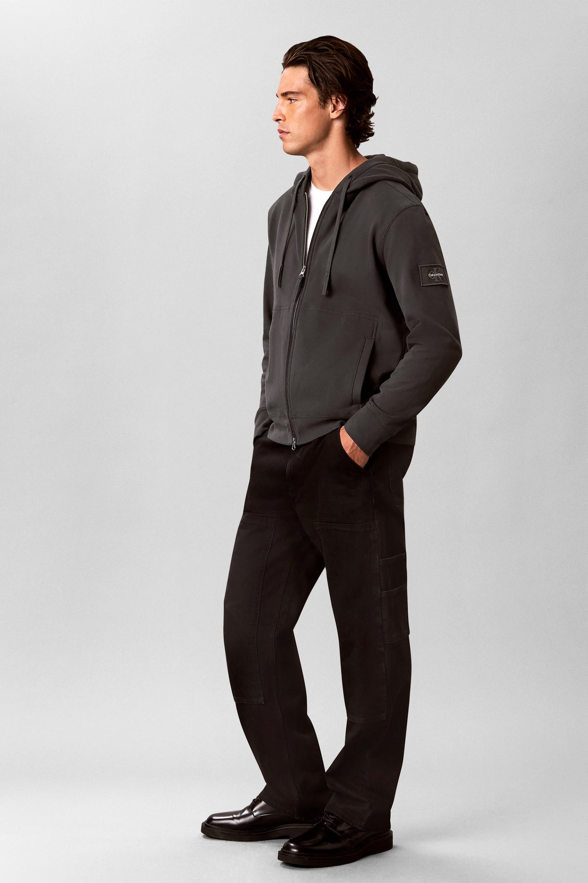 Kapuzensweatjacke - Pirate Black