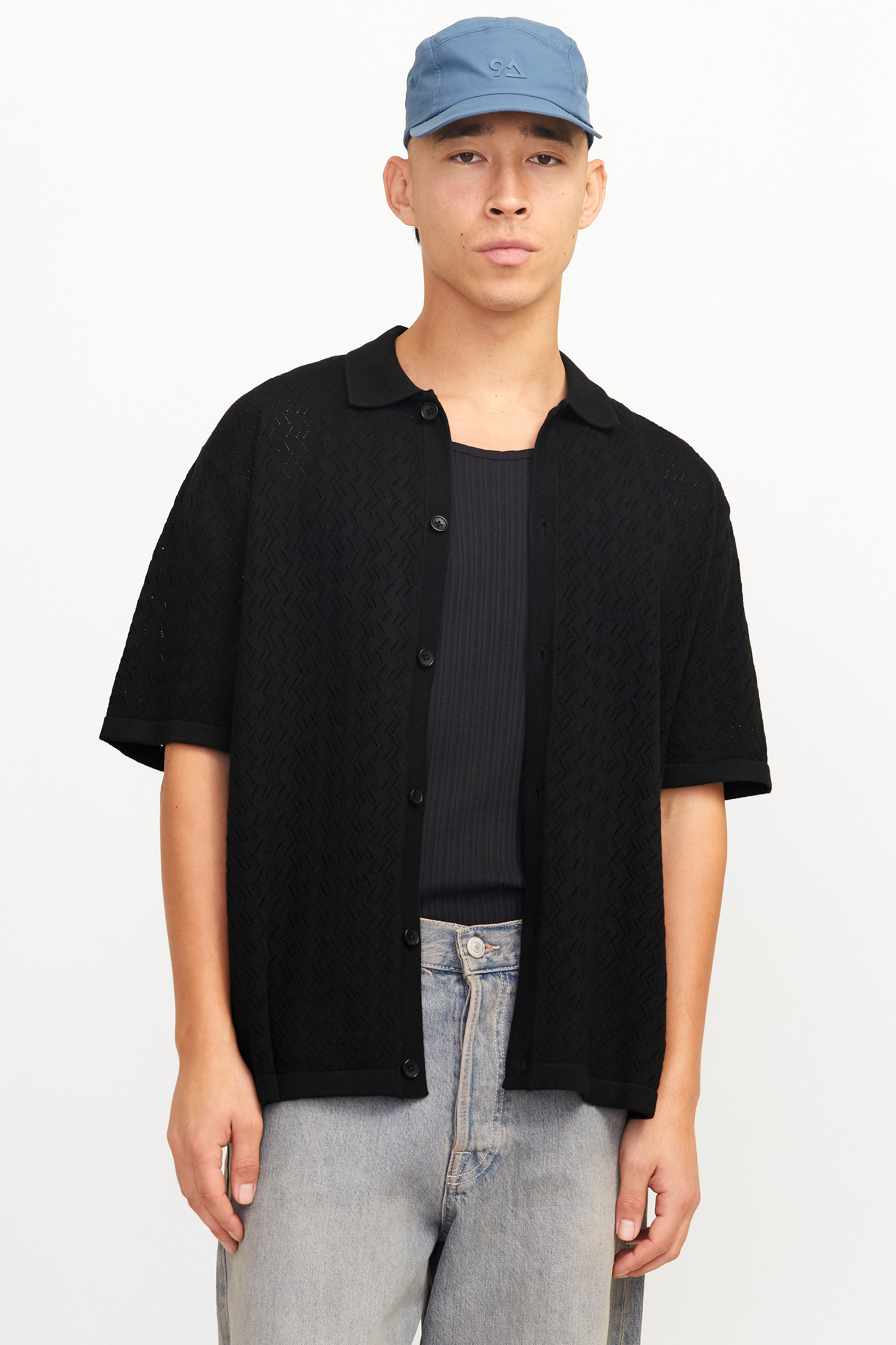 Tyler Strickhemd - Black