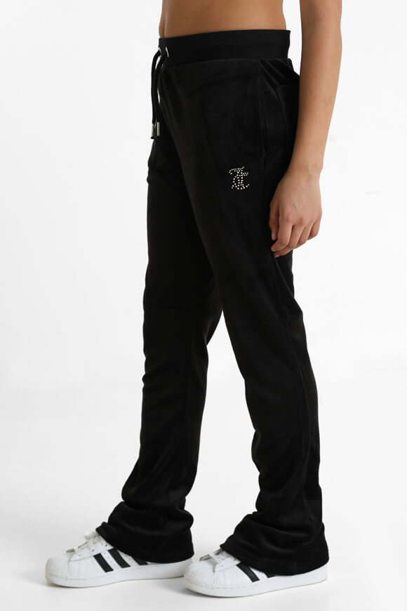 Pantaloni bootcut in velluto - Jet Black