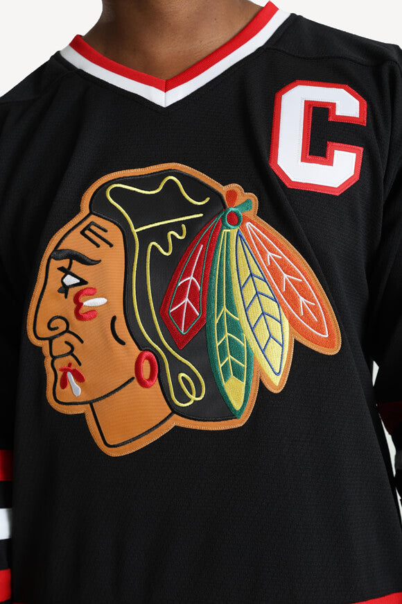 T-shirt structuré à manches longues - Black