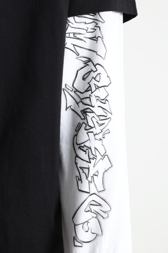 Langarmshirt - Black + White