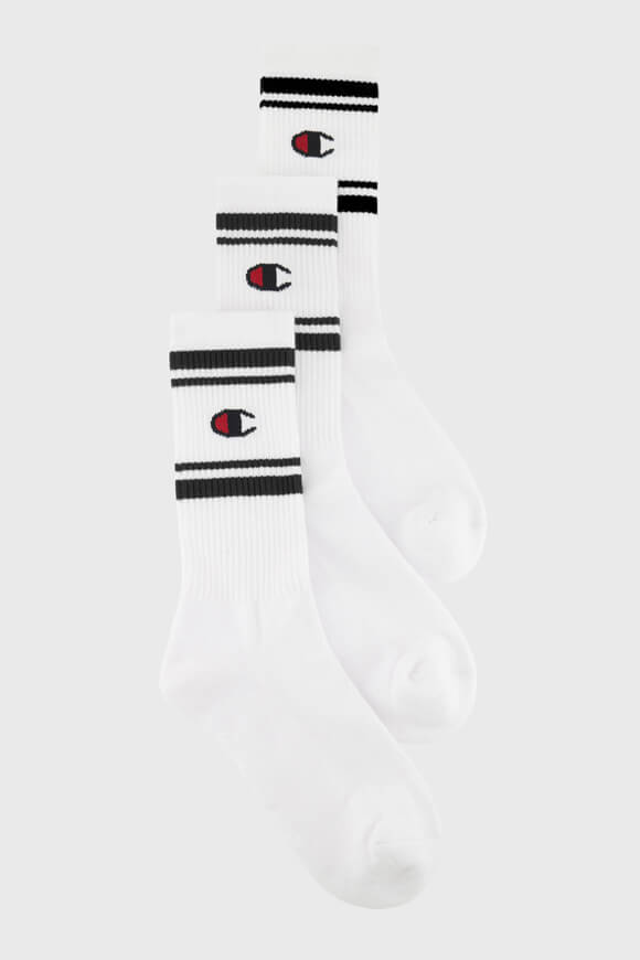 Set of 3 pairs of socks - White