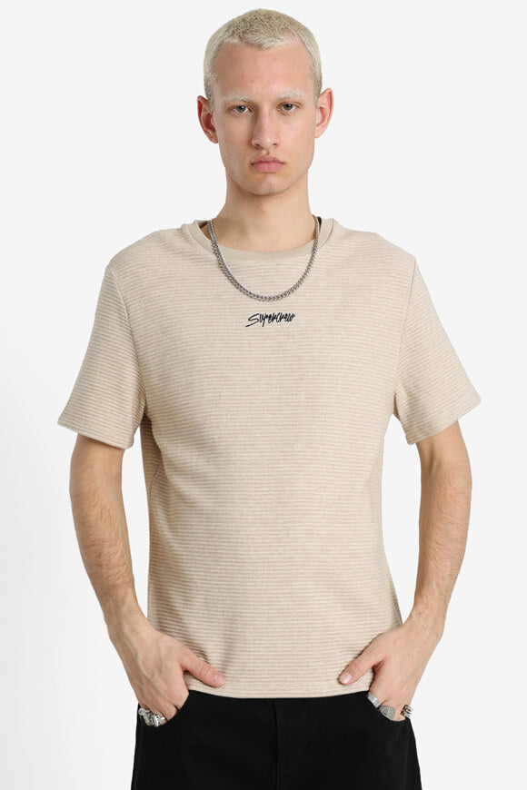 T-shirt structuré - Beige