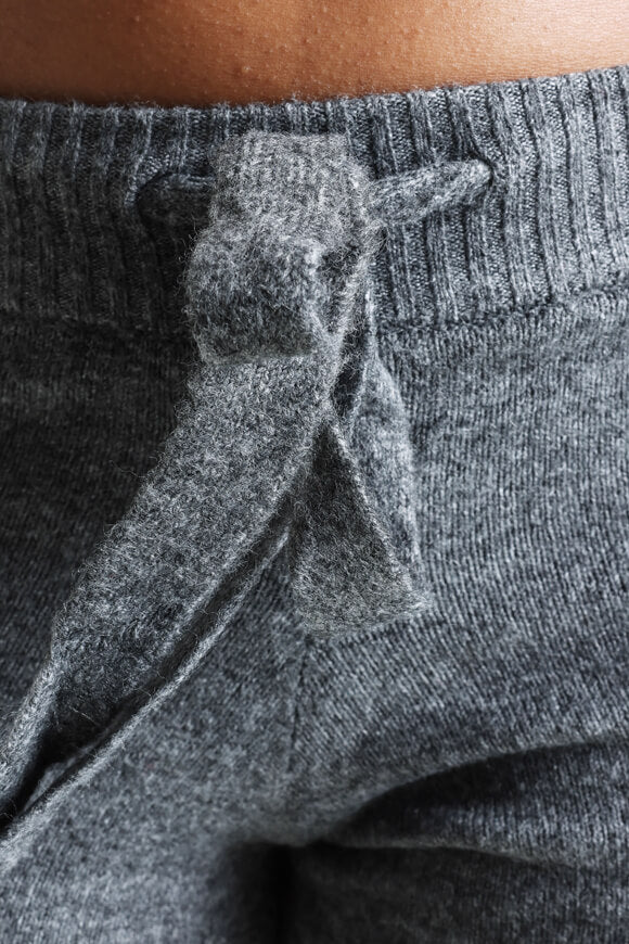 Strickhose - Dunkelgrau meliert