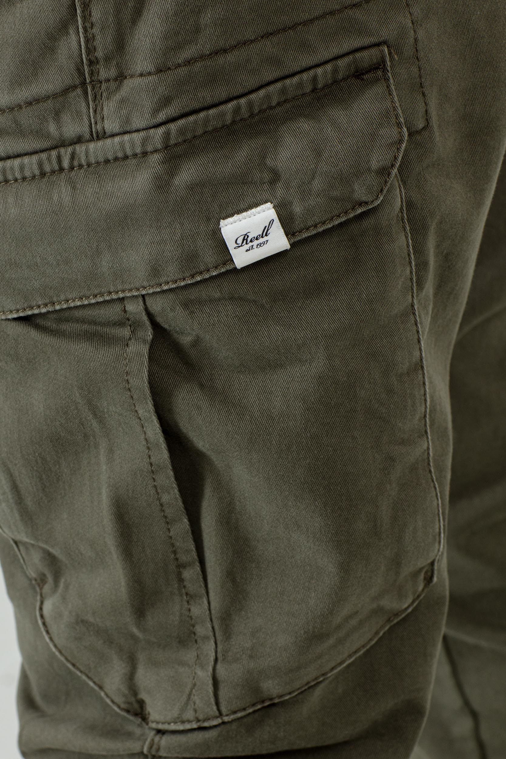 Reflex Rib jogger pant cargo - Olive