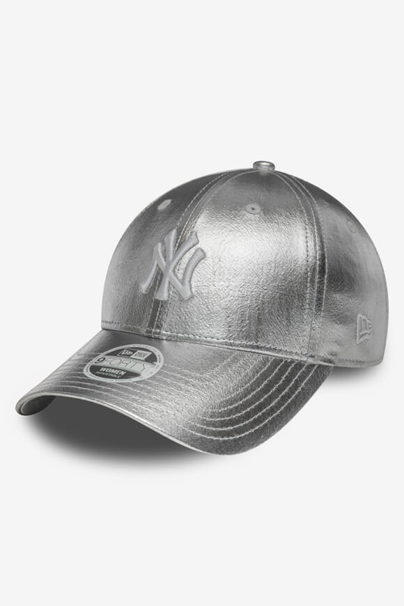9Forty Metallic Cap / Strapback - Silver + White