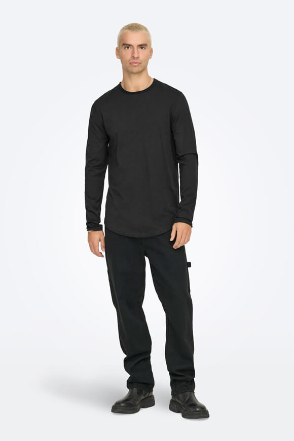 ONSBENNE long-sleeve shirt - Black
